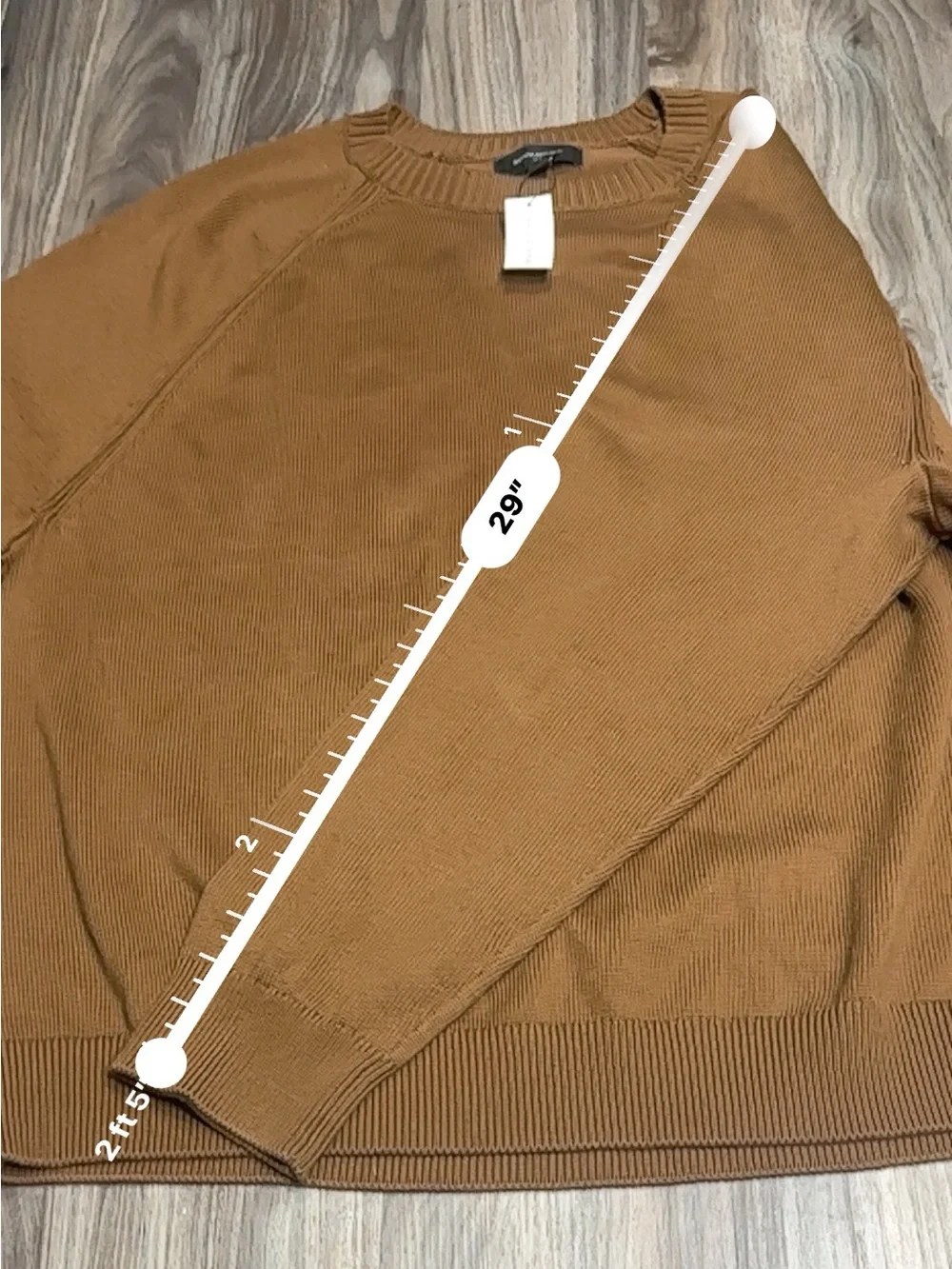 Banana Republic Men's Crewneck Sweater — Camel Brown